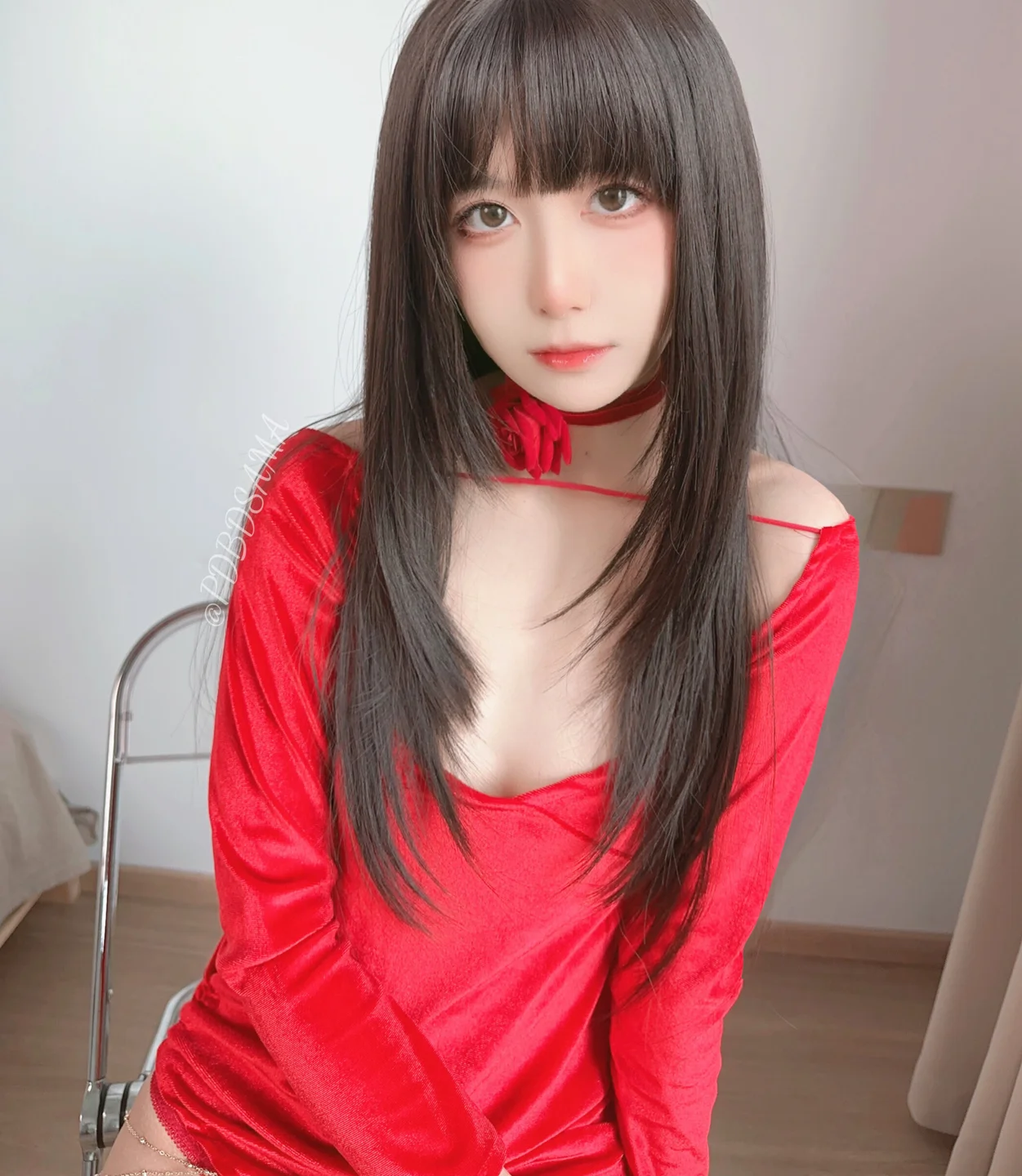 布丁大法 - 新年红 [12P,2V-122MB] tg@simisebaiai 【丝足阁】001.webp